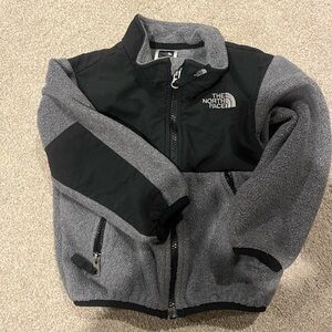 2T North Face Kids Black and Gray Puffer Jacket